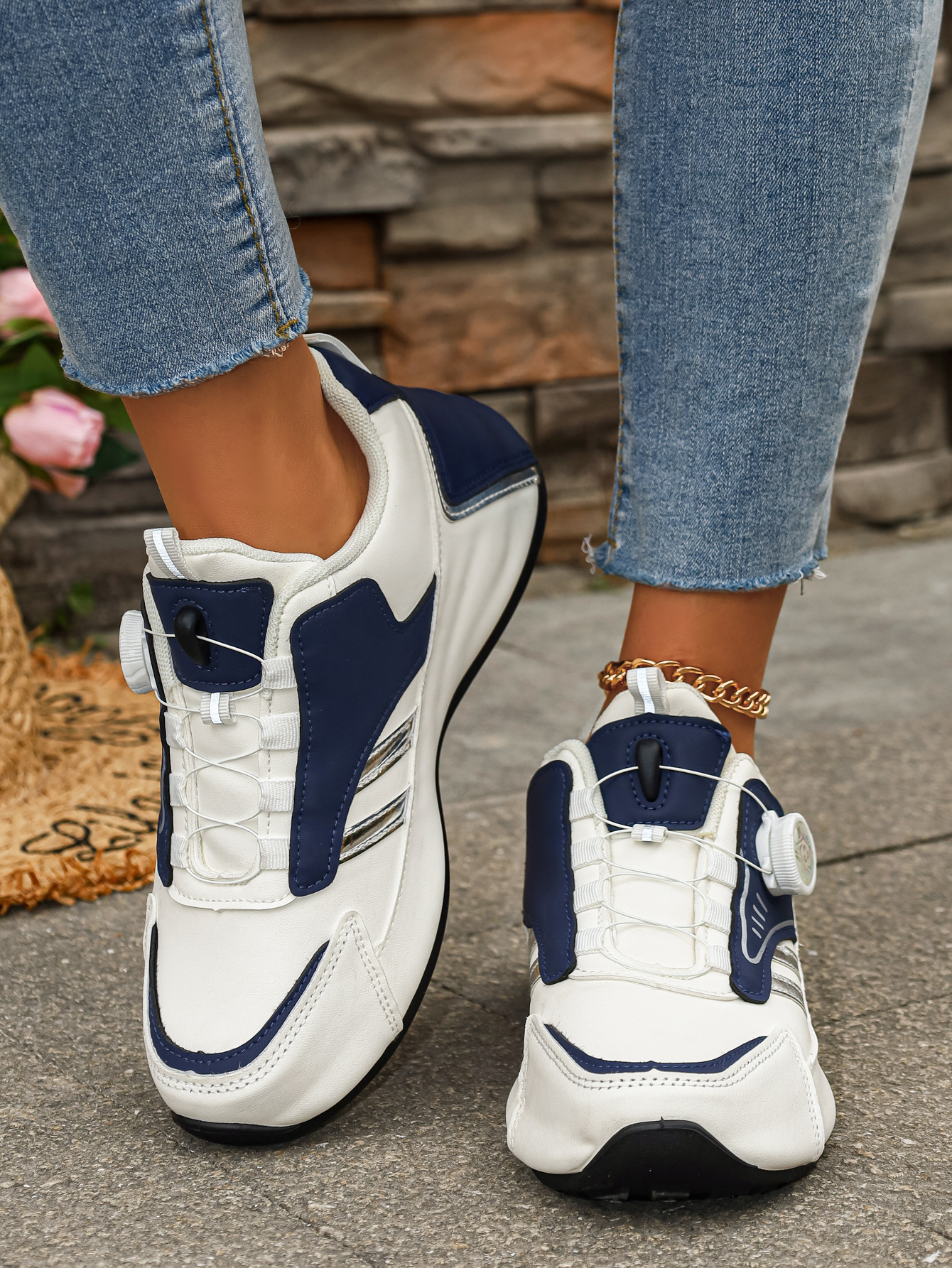 Plu-ize Women' Neaker, Fahionable Caual Low-top Outdoor Kateboard Hoe_vogvips.com
