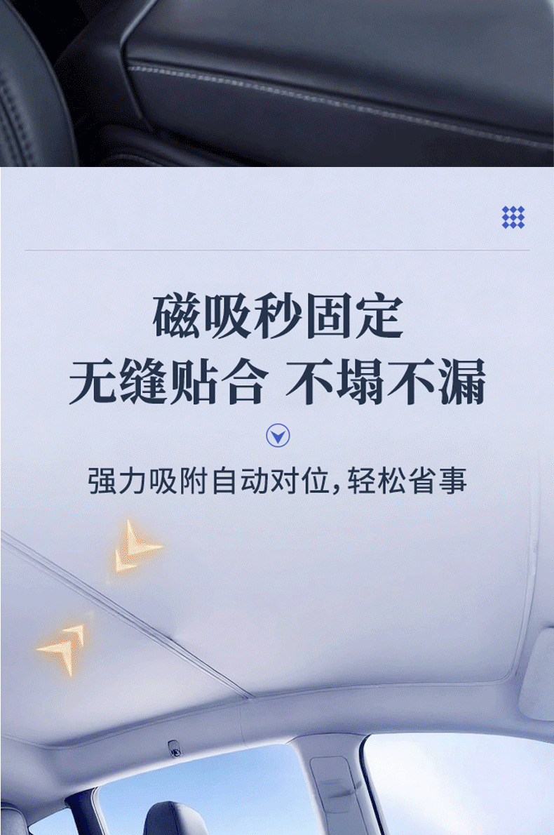 Suitable for Tesla Graphene Sunshade New Version Model Y/3 Sunroof Sun Protection and Heat Insulation Canopy Sunshade