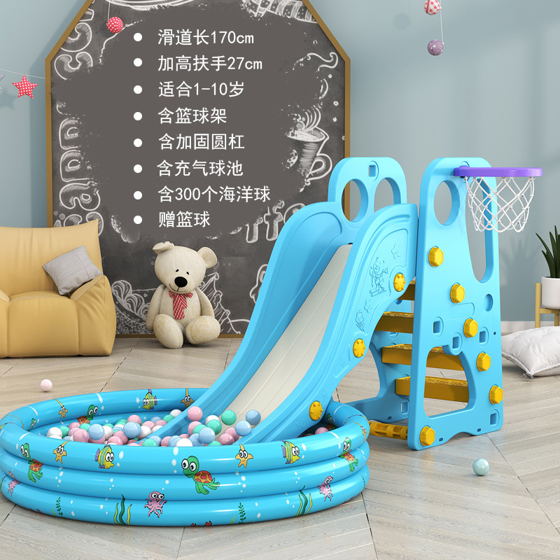 Juguetes de plástico engrosados para niños de 3 a 10 años pequeño hogar parque de atracciones interior hogar bebé bebé tobogán