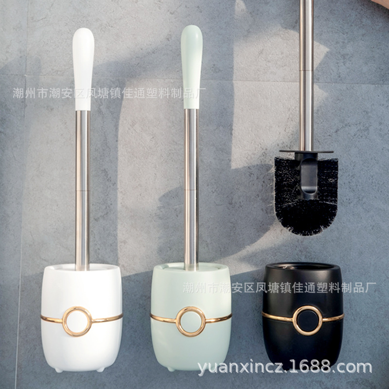 Factory direct cross-border toilet brush household wall toilet cleaning brush suit wall-mounted toilet cleaning brush