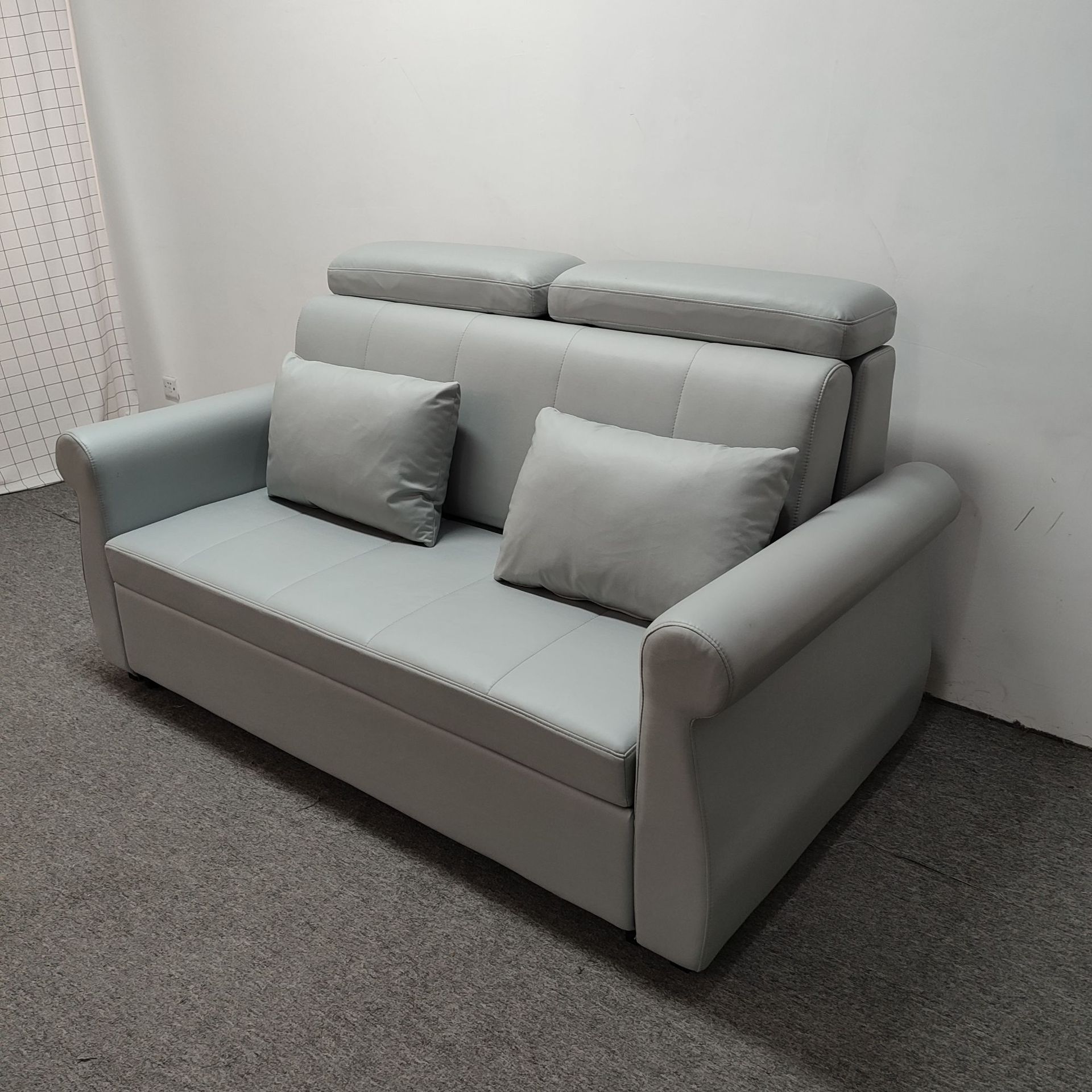 Sofá cama plegable 1.5m1.. 8 metros de casa pequeña cama plegable de látex para una sola persona tecnología de doble uso sofá cama