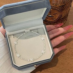 銀佳銀装飾足銀999蝶砕銀ブレスレットのファッション逸品スポットの代理