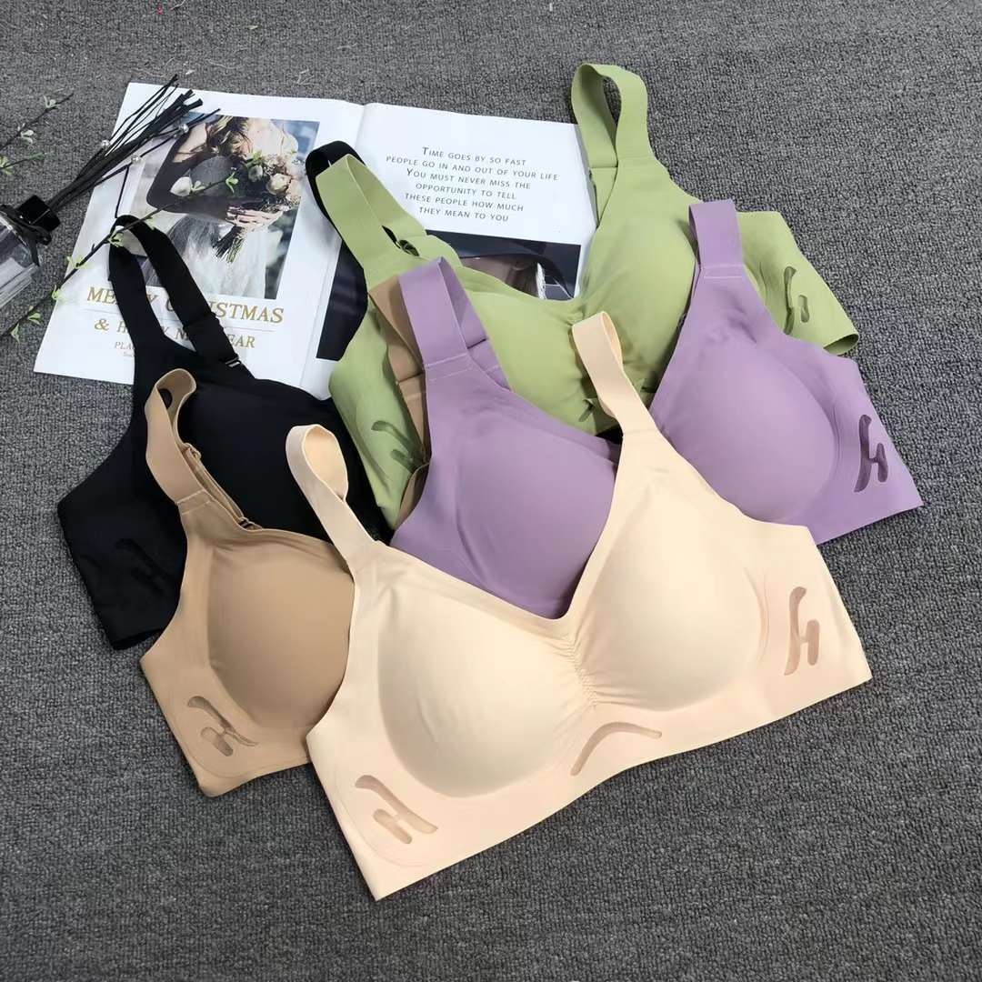 Nueva taza de látex sin costuras alta calidad belleza espalda mujeres chaleco inalámbrico yoga sujetador deportes ropa interior al por mayor