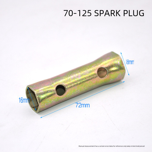 Replace the spark plug for a 70/125 motorcycle with repair tool A7D8TC spark plug socket wrench hex socket