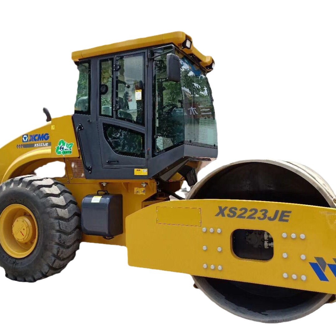 XCMG XS223JE (22T) 26T Mongolia Interior Usado una sola rueda de acero rodillo de 22 toneladas XS202J XS225