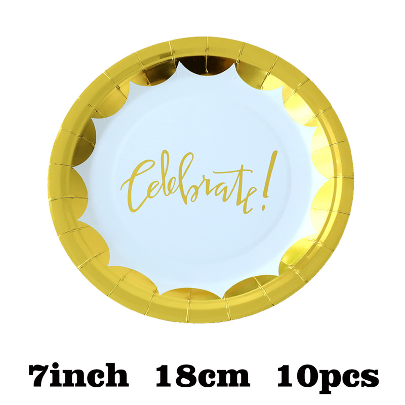 一次性纸盘卡通彩色餐盘生日派对蛋糕盘子圆盘甜品盘活动聚会餐具|undefined