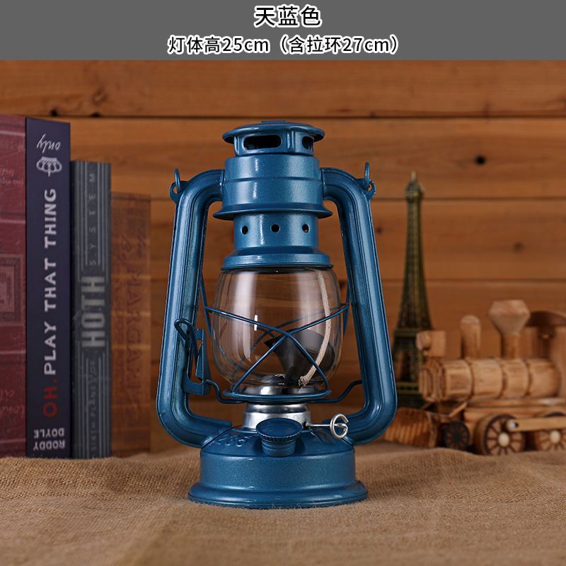 lámpara de aceite retro lámpara de caballo lámpara de queroseno portátil lámpara de camping lámpara de camping lámpara de camping lámpara de decoración de lámpara de campamento accesorios de fotografía