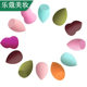 Super soft beauty makeup eggs do not eat powder custom LOGO makeup eggs soak in water to become bigger powder puff factory gourd water droplets oblique cut