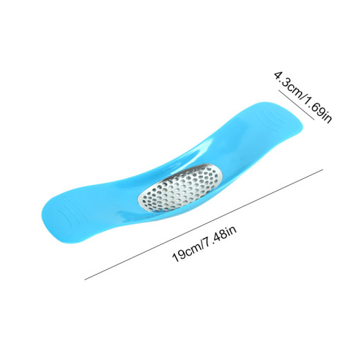 Stainless steel manual garlic press curved garlic press garlic paste garlic masher kitchen tools garlic masher