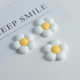 All-match fresh flower resin jewelry accessories cream glue hair accessories hole shoes diy accessories pj526