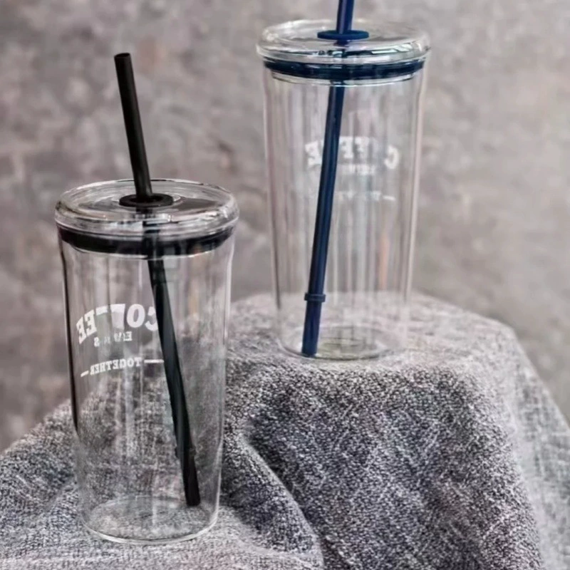 Классическая стеклянно-пластиковая кофейная соломинка, 473 мл, прямые продажи с завода
