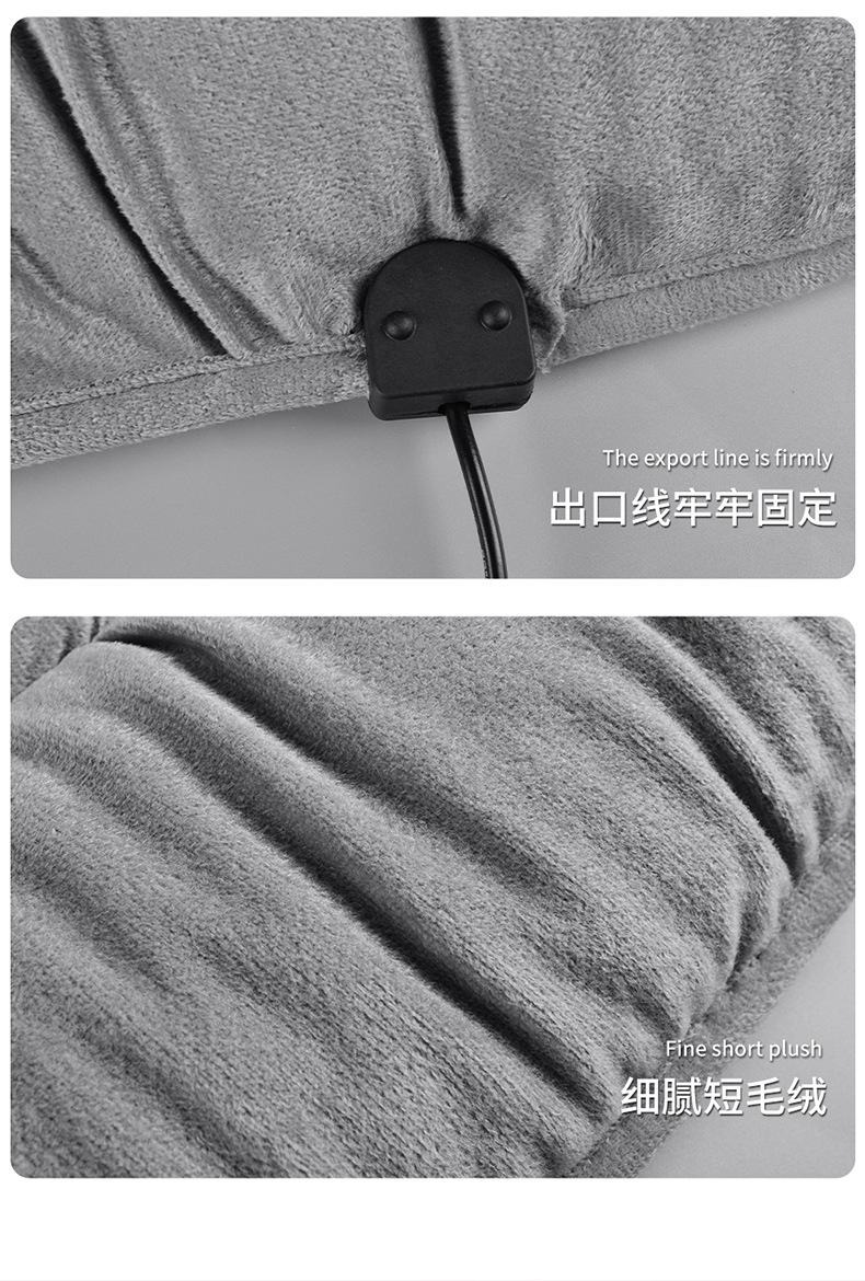 Graphene Car Heated Seat Cushion, Warm Car Home Universal Single-Piece Butt Cushion, USB Interface Electric Heated Seat Cushion