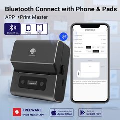 phomemo M221 label printer commercial price Bluetooth barcode printer smart thermal printer
