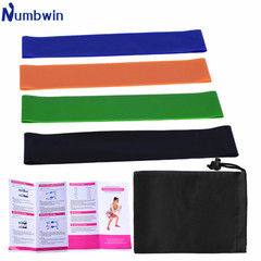 Latex yoga band elastic ring fitness for women and men stretching resistance band strength training squat 500 mini resistance band