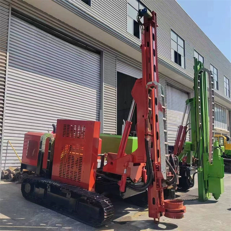 Стальная гусеничная фотогальваническая свайная машина