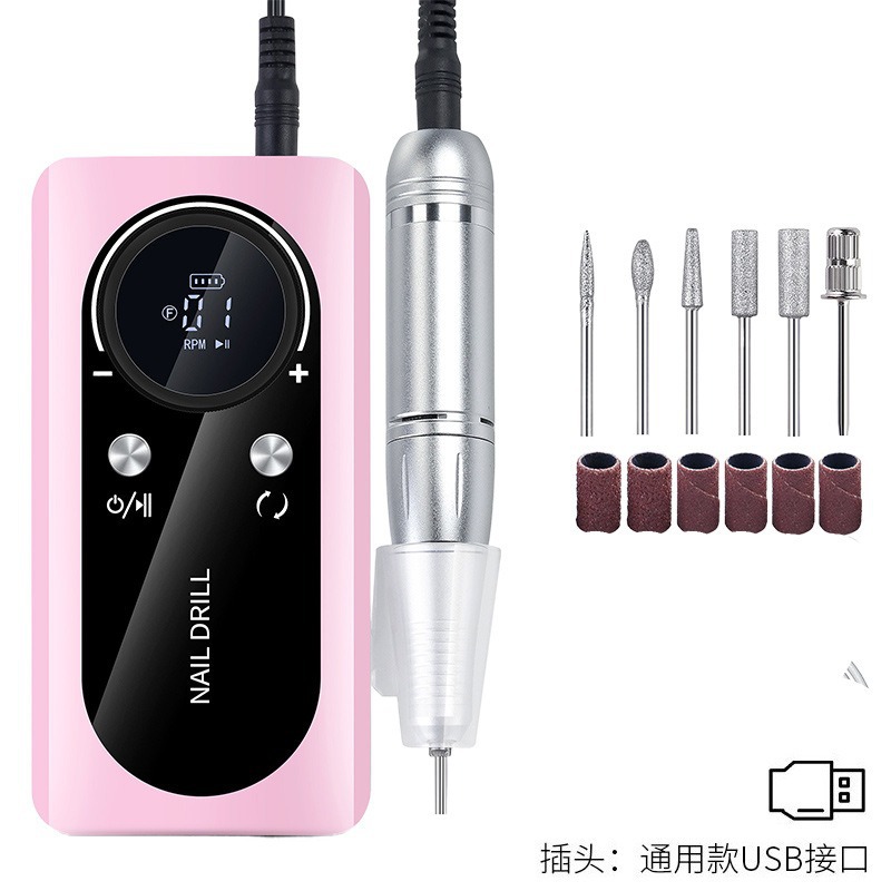 Máquina pulidora de uñas máquina de pulir portátil de alta velocidad eliminación de uñas profesional removedor de esmalte de uñas inteligente piel muerta máquina de belleza de uñas