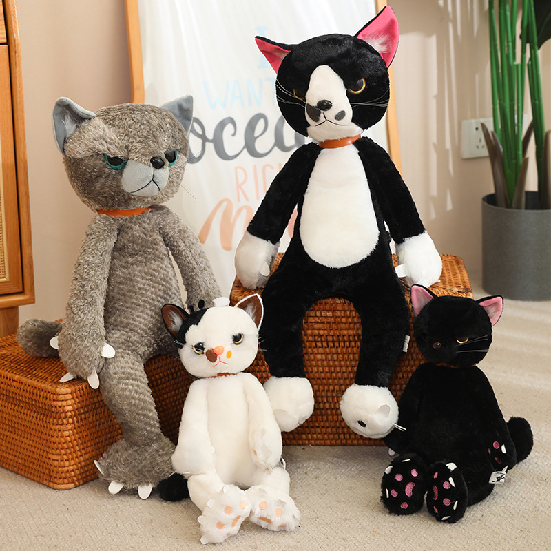 Juguetes de peluche japoneses, muñecas de gato, muñecas de gato