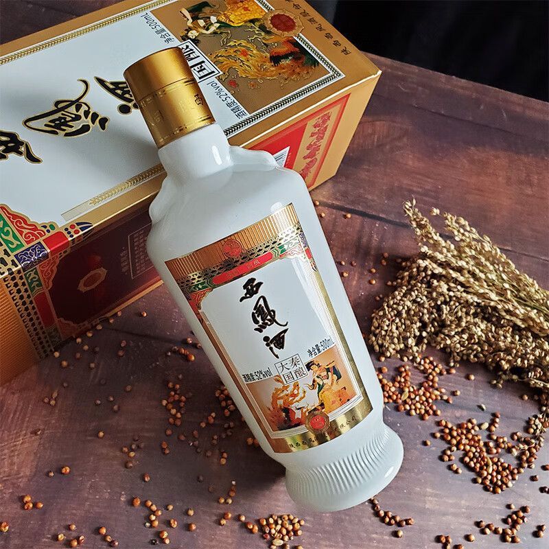 西凤酒52度大秦国酿凤展龙腾绵柔凤香型纯粮白酒整箱70年代复古版