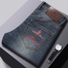 2025秋冬新品牛仔裤男 修身小直脚跨境外贸高品欧货品牌1:1潮品男
