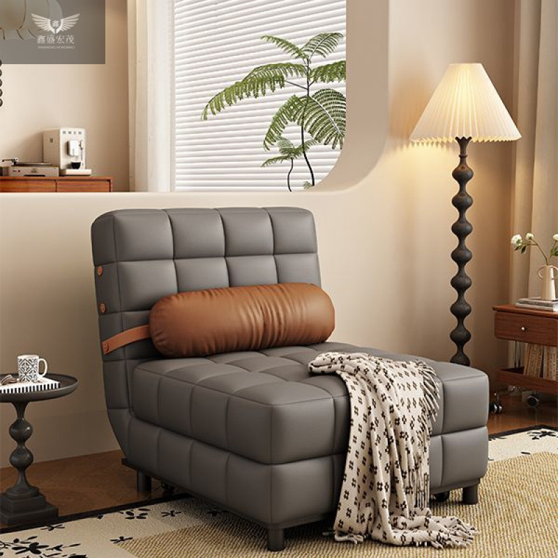 Sofá cama multifuncional de doble propósito, balcón de la sala de estar, apartamento pequeño, doble individual plegable