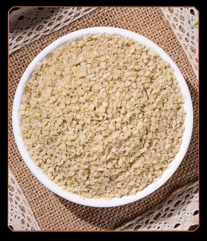 Hulled Hemp Seeds Huo Ma Ren 500g Dried Cannabis sativa Seed for Herbal Decoctions and Congee in use