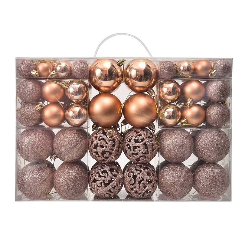 Gift box, plastic set, Christmas decorations, direct factory sales, 3/4/6cm