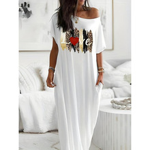 K 41730 Off shoulder print women homewear ¶��ӡ��Ůʿ���ɼ�