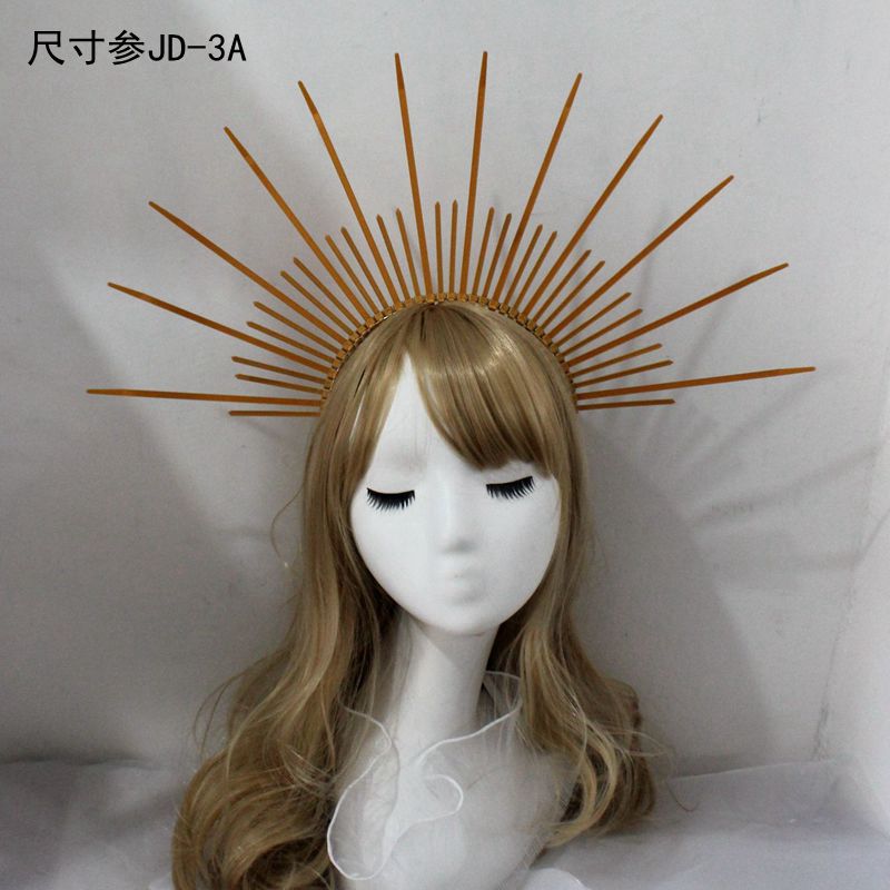 DIY corona material paquete Apolo Sol Dios diadema niños pasarela fotografía foto Ángel tocado material