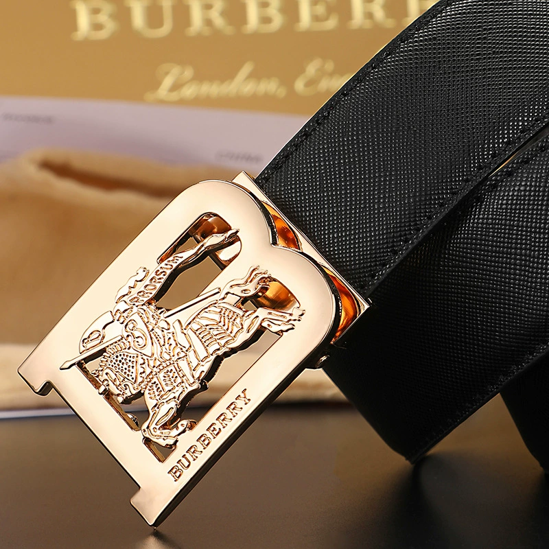 (Cross-border trading), trousers, double-sided belt, fashionable denim universal suit, genuine leather, simple and elegant design