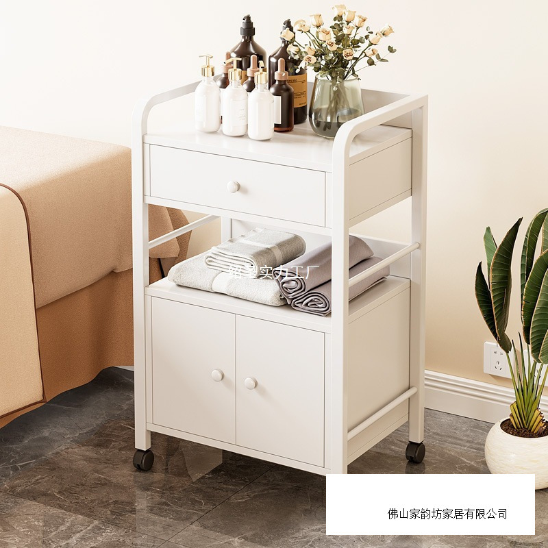 Beauty Salon Trolley Beauty Equipment Storage Rack Equipment Storage Trolley Multi-Functional Removable Tool Cart