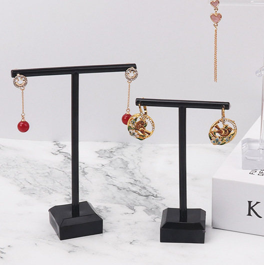 TONVIC メタルイヤリングスタンドアクリル 3 ピースイヤリングイヤリングディスプレイスタンドジュエリースタンドネックレススタンド卸売|undefined