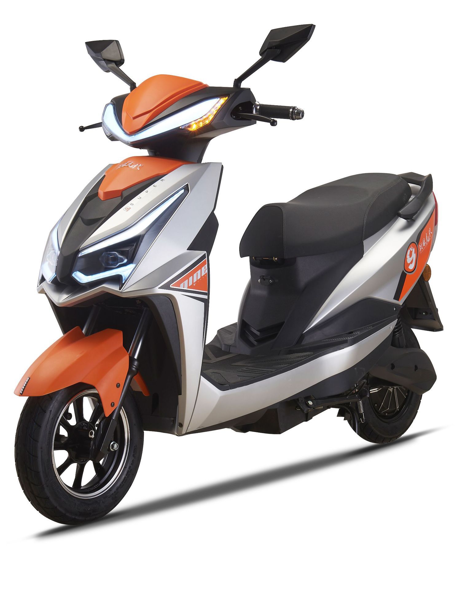 Cross-Border Wholesale 1500W72V High-Speed Electric Motorcycle with Long Range and High Power for Adult Delivery Riding