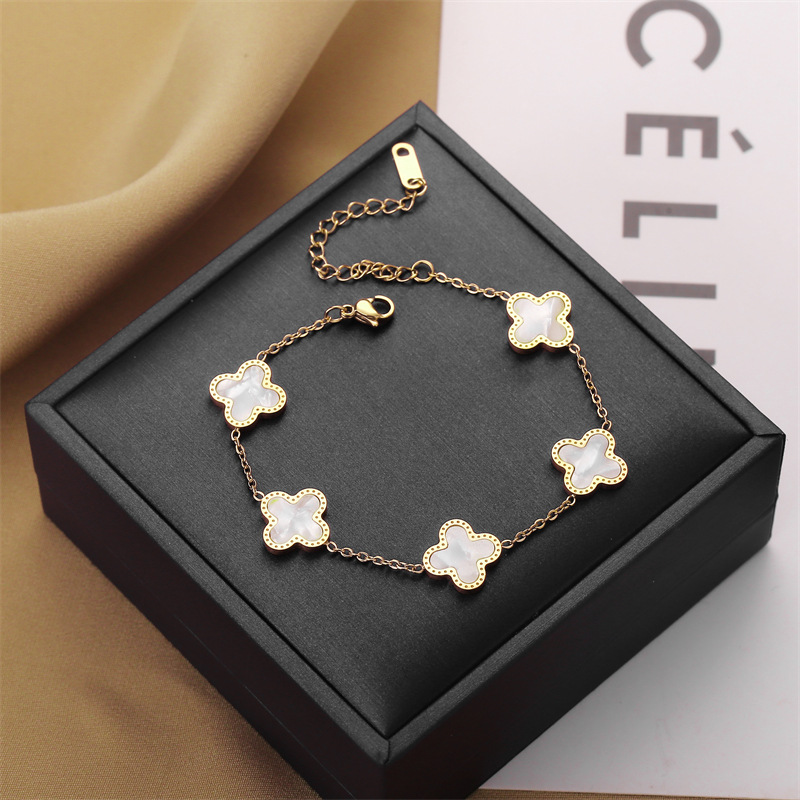 Corea del Sur Dongdaemun moda pulsera de acero de titanio nicho mujer diseño de acero inoxidable sensación de alta calidad joyas de pulsera transfronteriza universal