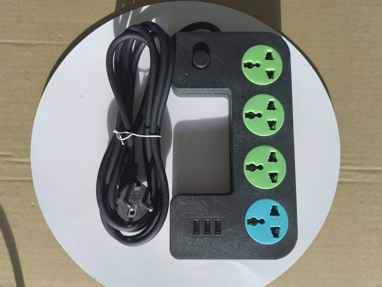 Regleta de Enchufes para Comercio Transfronterizo, Regleta de Enchufes Múltiples al por Mayor, Cable de Extensión con Múltiples Tomas de Corriente, Adaptador de Regleta de Enchufes USB