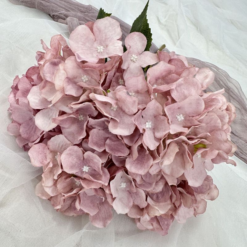 5頭の秋色のイギリス式のアジサイの結婚祝いの道は花の材料の講堂のデパートの花の壁の布の景の家の偽の花の置物を飾ります。|undefined