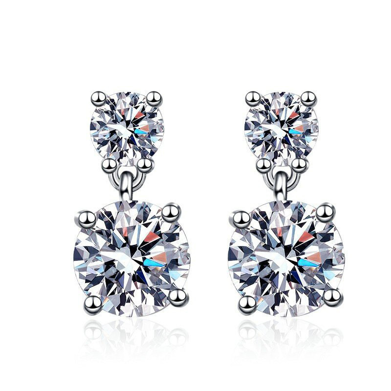 E25 geometric earrings [2 carats]