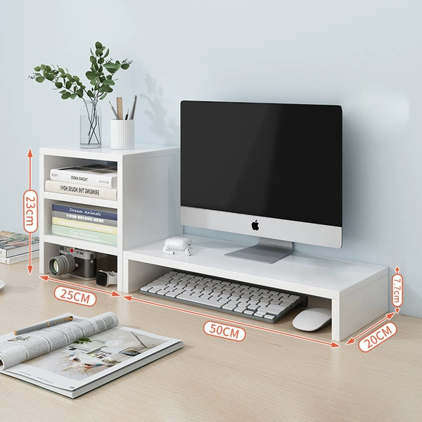 Single-layer + three-layer cabinet white