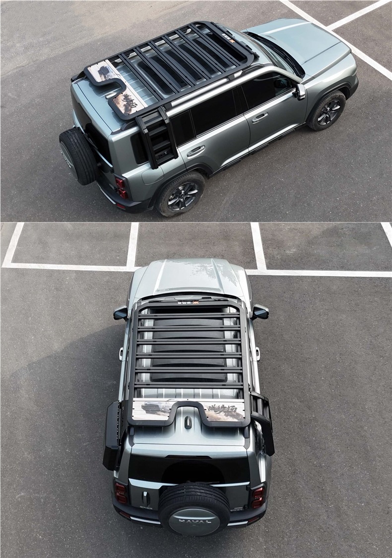 Haval Menglong roof platform, roof rack, luggage rack, side ladder, Haval backpack, mechanical mesh side tent, specialized for modification