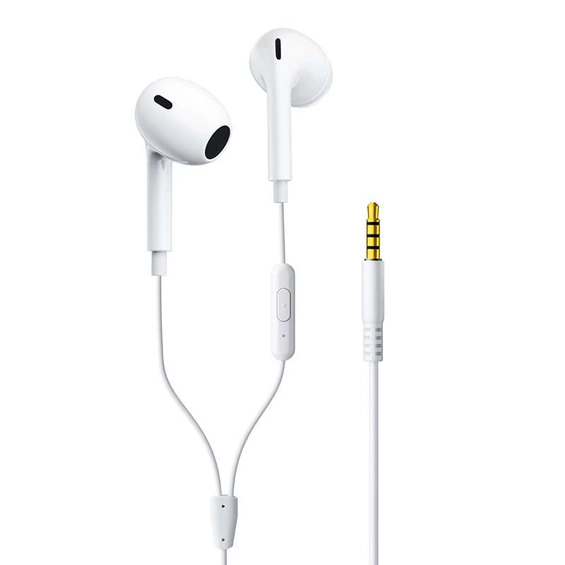 Полузакрытые наушники Pisen TP-MM03 Semi-In-Ear с проводными подключениями 3.5 мм, встроенные элементы управления, HiFi звук, микрофон для звонков