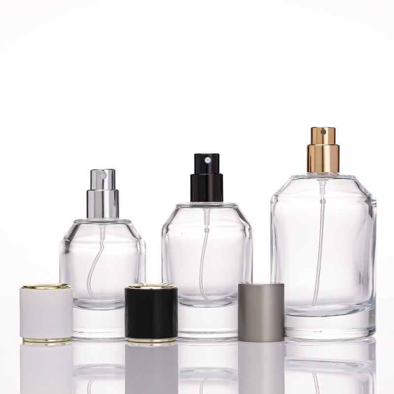 卸売 30ml50ml ガラス香水ボトル 100ml ハイエンド円筒形サンプルボトルメーカー香水スプレー|undefined