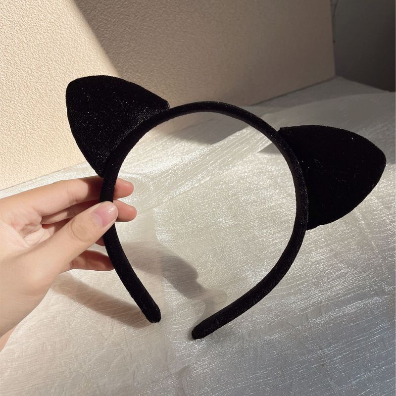 欧米のヒョウ柄の猫の耳のカチューシャ|undefined