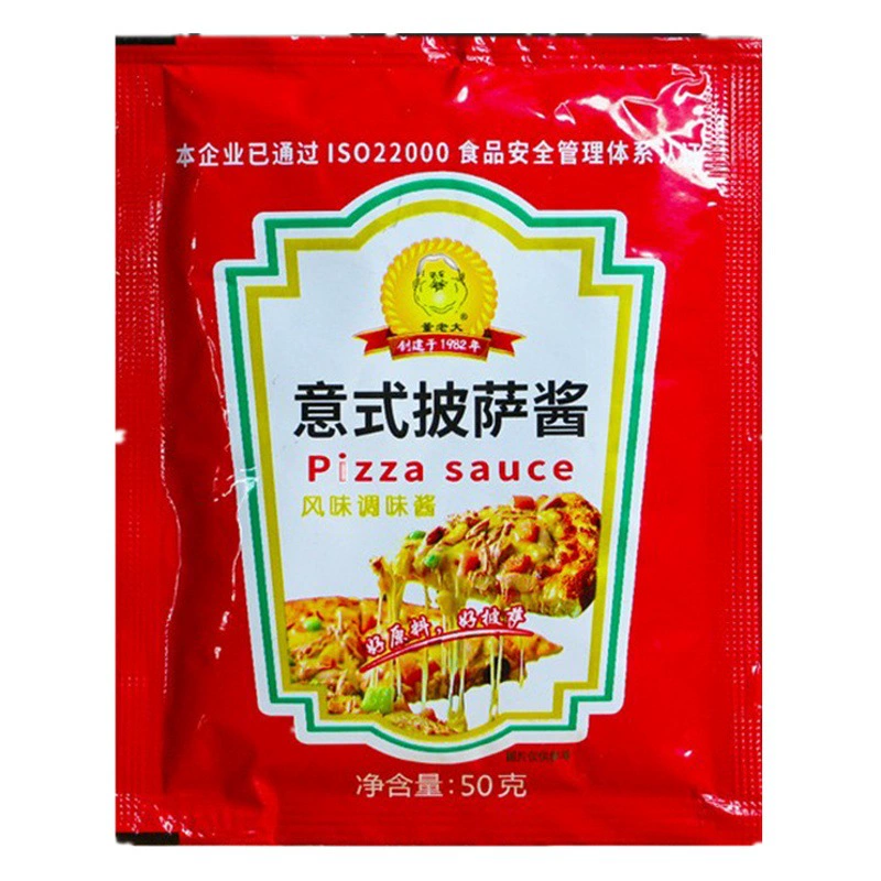 Dong Laoda Итальянский соус для пиццы в наличии Поставка оптом 50 г Коммерческий семейный соус для пасты Западный продовольственный суп Соус