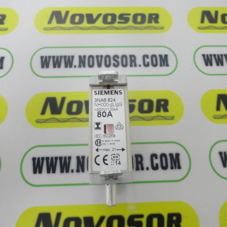 3NA6824 NH000 80A  SIEMENS  熔断器继电器