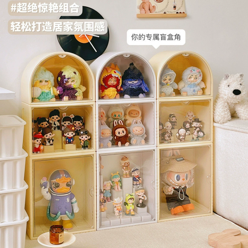 Стеллаж для хранения игрушек в стиле «слепой бокс», витрина для кукол, акриловый бокс для игрушек Bubble Mart, витрина для ручных плюшевых игрушек