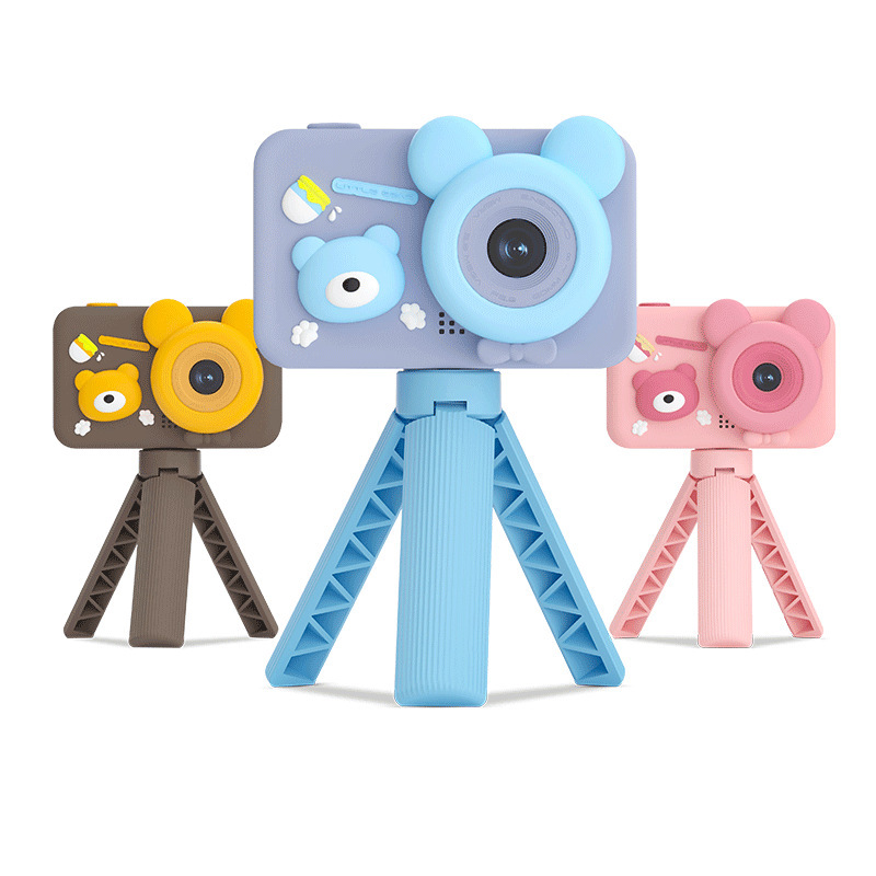 Cross-Border New Kidsren's Camera 9600W Dual Camera Unicorn Cartoon Handheld Mini Digital Camera Gift New