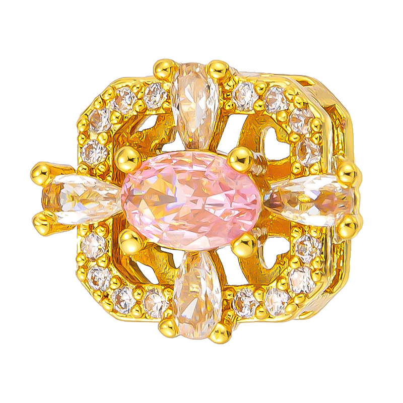 Douyin Venta caliente Colgante de microincrustaciones de cobre chapado al por mayor Cientos de colgantes de cobre opcionales a su gusto, fábrica de origen al por mayor sin cadena