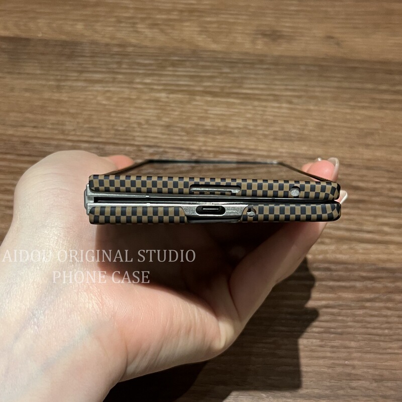 适用三星ZFold7手机壳新款折叠屏落日橙高端商务三星ZFold6全包防|undefined