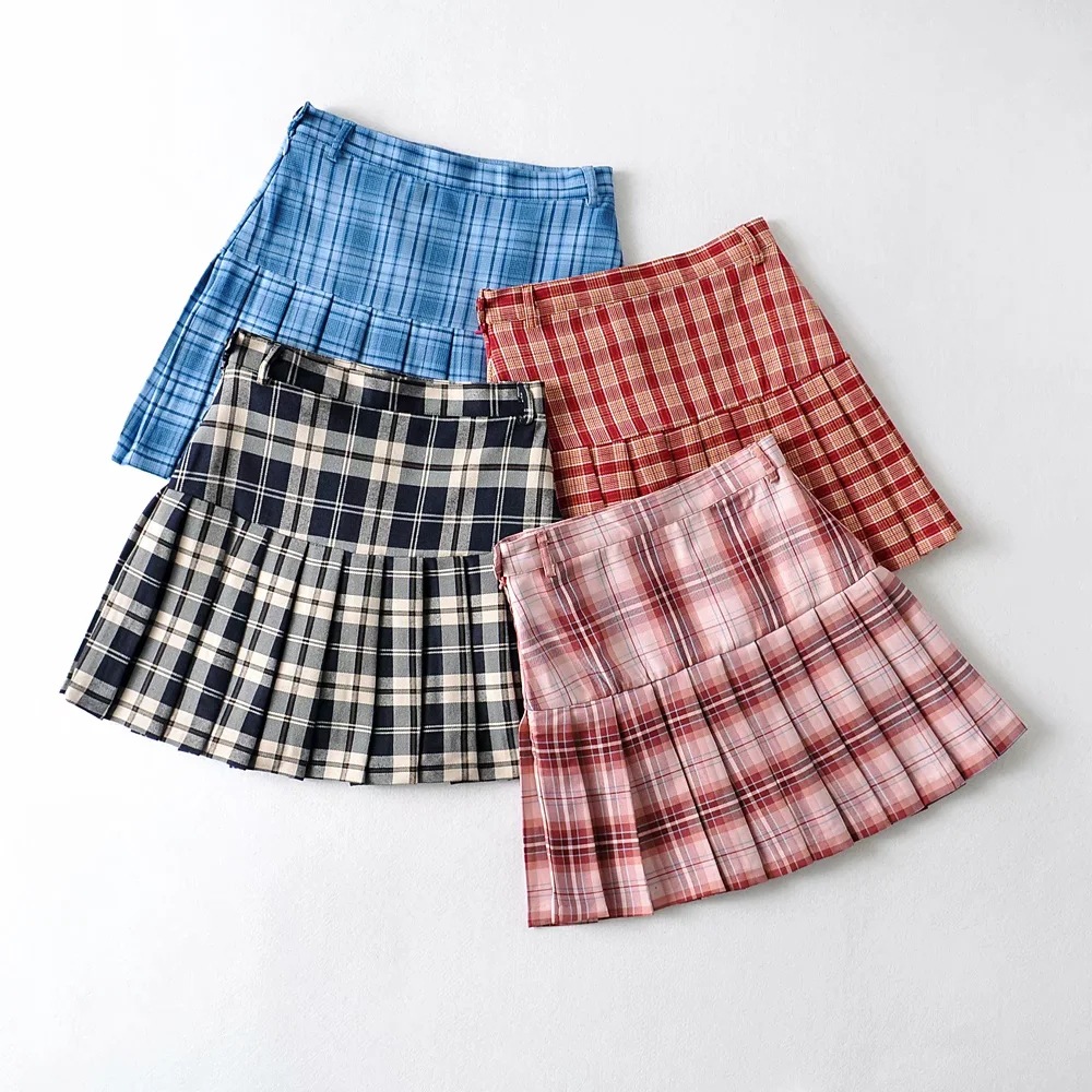 Retro High-Waist Short Skirt NSAC50828