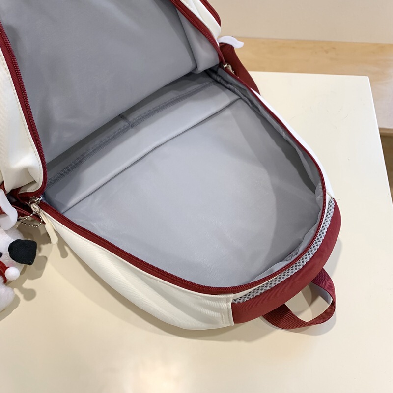 韓国風キャンパススクールバッグガールズバックパック大容量軽量ダブルバック学生指導ツーピースバックパック|undefined