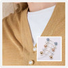 Clothing, protective underware, brooch, pin, brace, skirt, cardigan from pearl